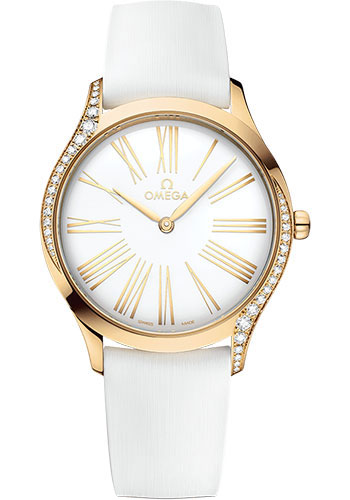 Omega Watches - De Ville Tresor Quartz - 36 mm - Moonshine Gold - Style No: 428.57.36.60.04.001