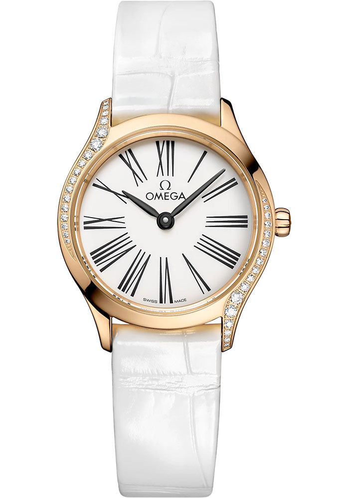 Omega Watches - De Ville Tresor Quartz - 26 mm - Moonshine Gold - Style No: 428.58.26.60.04.001