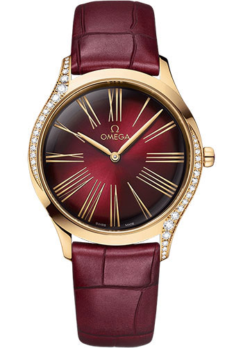 Omega De Ville Tresor Quartz 36 Mm Moonshine Gold Watches