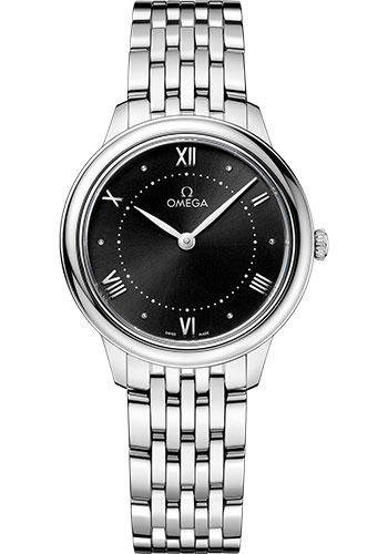 Omega Watches - De Ville Prestige Quartz 30 mm - Stainless Steel - Style No: 434.10.30.60.01.001