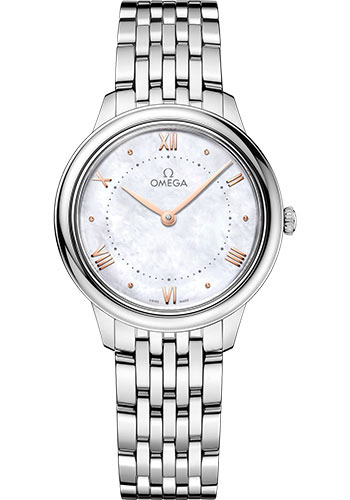 Omega Watches - De Ville Prestige Quartz 30 mm - Stainless Steel - Style No: 434.10.30.60.05.001