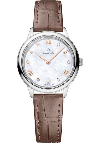 Omega Watches - De Ville Prestige Quartz 27.5 mm - Stainless Steel - Style No: 434.13.28.60.55.001