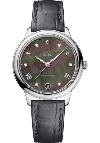 Omega Watches - De Ville Prestige Co-Axial 34 mm - Stainless Steel - Style No: 434.13.34.20.57.001