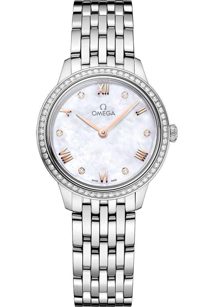 Omega Watches - De Ville Prestige Quartz 27.5 mm - Stainless Steel - Style No: 434.15.28.60.55.001