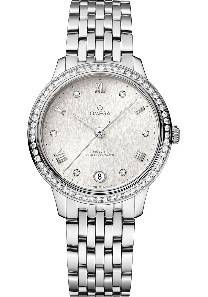 Omega Watches - De Ville Prestige Co-Axial 34 mm - Stainless Steel - Style No: 434.15.34.20.52.001