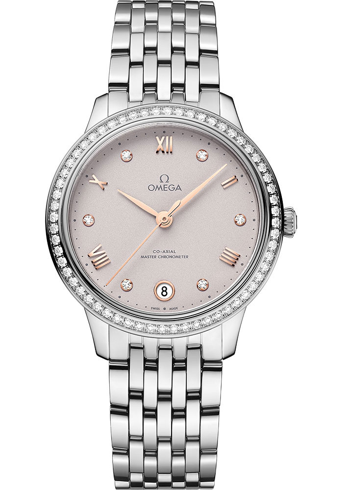 Omega Watches - De Ville Prestige Co-Axial 34 mm - Stainless Steel - Style No: 434.15.34.20.52.002