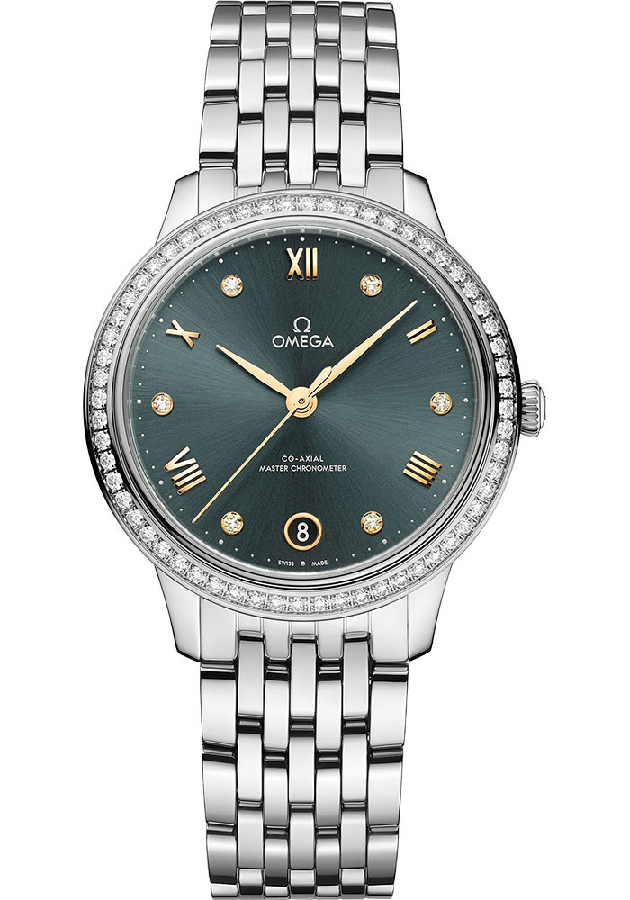 Omega Watches - De Ville Prestige Co-Axial 34 mm - Stainless Steel - Style No: 434.15.34.20.60.001