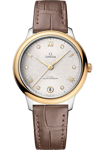 Omega Watches - De Ville Prestige Co-Axial 34 mm - Steel and Yellow Gold - Style No: 434.23.34.20.52.002