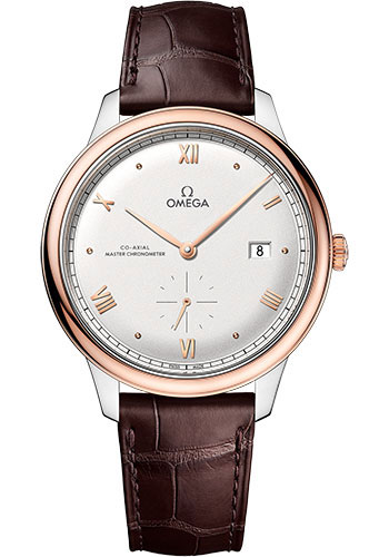 Omega Watches - De Ville Prestige Co-Axial Small Seconds - 41 mm - Steel and Sedna Gold - Style No: 434.23.41.20.02.001