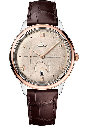 Omega Watches - De Ville Prestige Co-Axial Power Reserve - 41 mm - Steel and Sedna Gold - Style No: 434.23.41.21.09.001