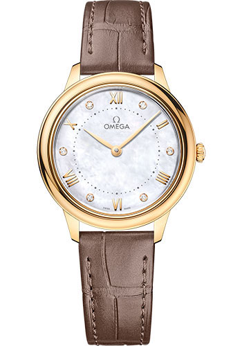 Omega Watches - De Ville Prestige Quartz 30 mm - Yellow Gold - Style No: 434.53.30.60.55.002