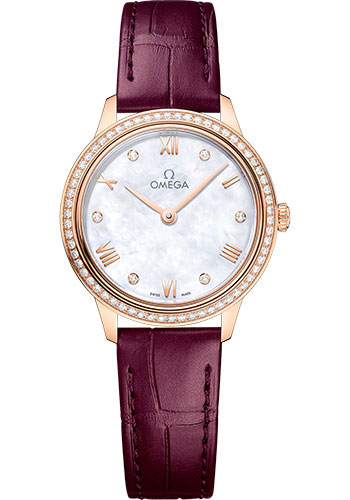 Omega Watches - De Ville Prestige Quartz 27.5 mm - Sedna Gold - Style No: 434.58.28.60.55.001