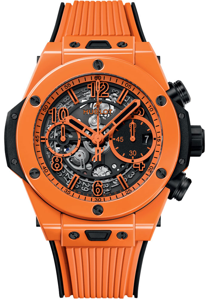 Hublot Watches - Big Bang 42mm Unico Orange Ceramic - Style No: 441.CU.5910.RX