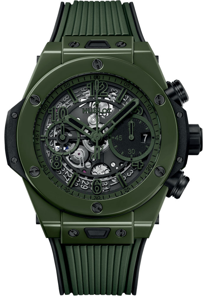 Hublot Watches - Big Bang 42mm Unico Green Ceramic - Style No: 441.GX.5210.RX