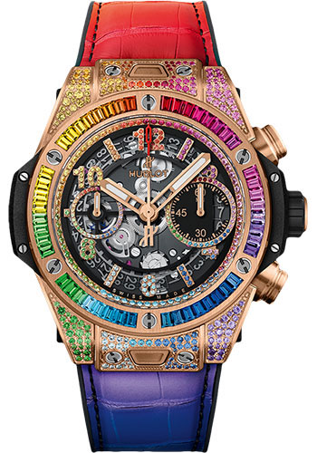 Hublot Watches - Big Bang 42mm Unico King Gold - Style No: 441.OX.9910.LR.0999