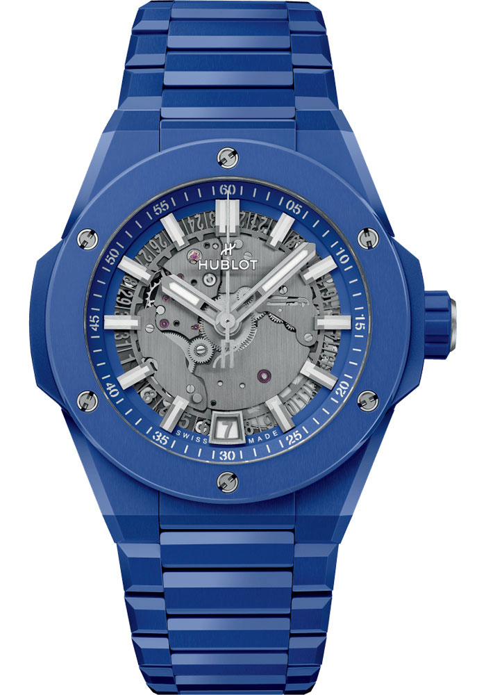 Hublot Watches - Big Bang 40mm Integraded Time Only - Blue Ceramic - Style No: 456.EX.5129.EX