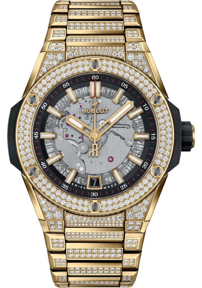 Hublot Watches - Big Bang 40mm Integraded Time Only - Yellow Gold - Style No: 456.VX.0130.VX.3704