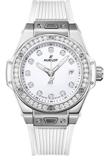 Hublot Big Bang 38mm Stainless Steel Diamonds Ladies Watch