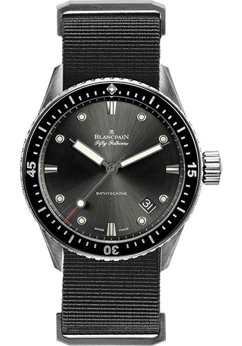 Blancpain Watches - Fifty Fathoms Bathyscaphe - Stainless Steel - Style No: 5000-1110-NABA