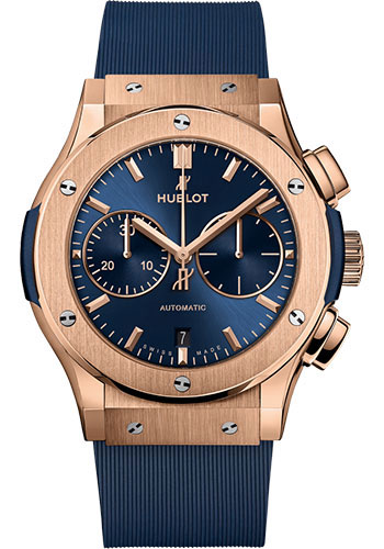 Hublot Watches - Classic Fusion 45mm Chronograph - King Gold Blue - Style No: 521.OX.7180.RX