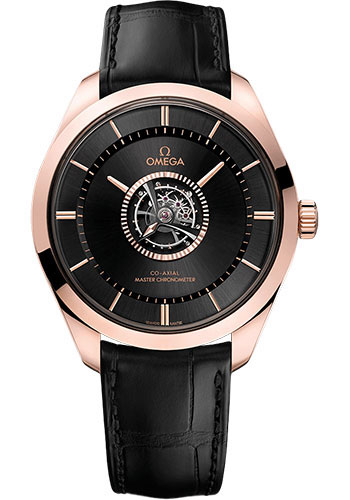 Omega Watches - De Ville Co-Axial Tourbillon - 43 mm - Sedna Gold and Canopus Gold - Style No: 529.53.43.22.01.001