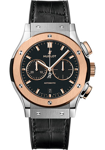 Hublot Classic Fusion 42mm Chronograph - Titanium and King Gold