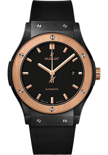 Hublot Classic Fusion 42mm Ceramic And King Gold Watches