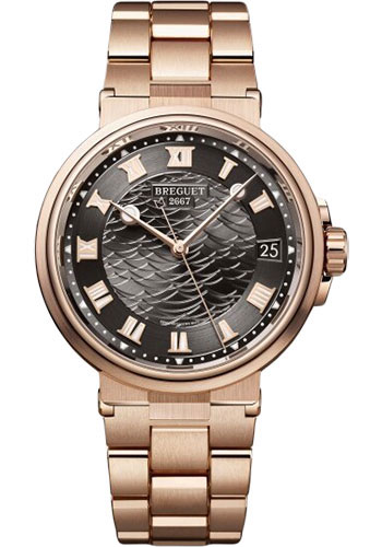 Breguet Watches - Marine 5517 - Date - Rose Gold - 40mm - Style No: 5517BR/G3/RZ0