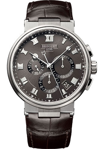 Breguet Watches - Marine 5527 - Chronograph - Titanium - 40mm - Style No: 5527TI/G2/9WV
