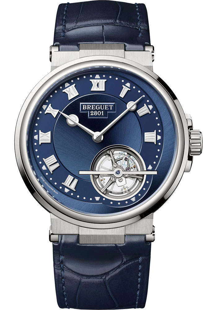 Breguet Watches - Marine 5577 - Tourbillon - Platinum - 42.5mm - Style No: 5577PT/Y2/9WV