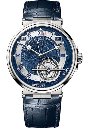 Breguet Watches - Marine 5887 - Equation Marchante - 44mm - Style No: 5887PT/Y2/9WV