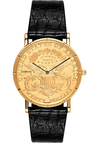 replica corum coin watch