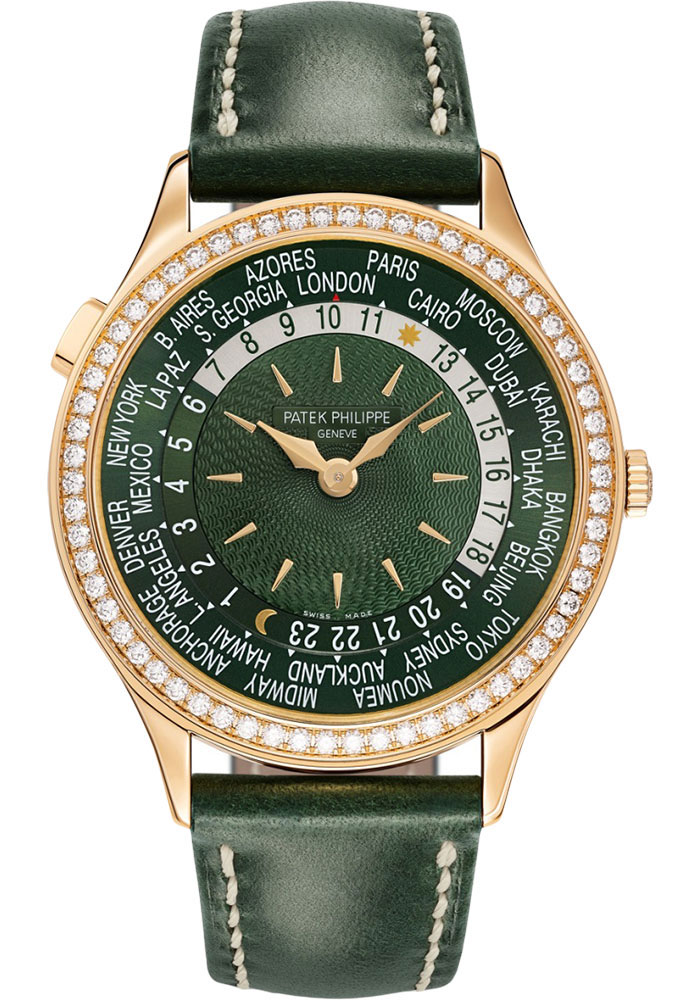 Patek Philippe Watches - Complications World Time - Diamond Bezel - Style No: 7130R-014