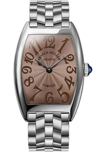 Franck Muller Watches - Cintre Curvex - Quartz - 29 mm Stainless Steel - Bracelet - Style No: 7502 QZ O AC Chocolate
