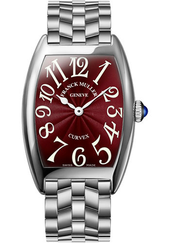 Franck Muller Watches - Cintre Curvex - Quartz - 29 mm Stainless Steel - Bracelet - Style No: 7502 QZ O AC Red