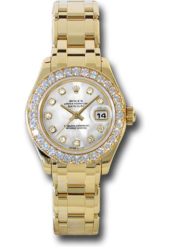 Rolex Datejust Pearlmaster Lady Yellow 