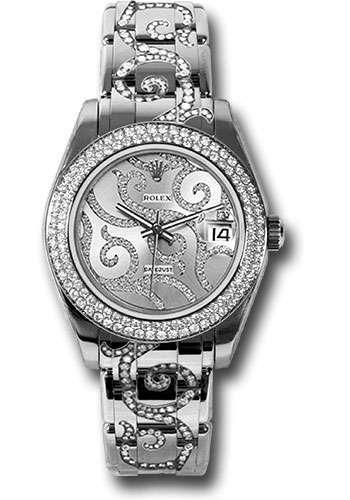 pearlmaster 39 white gold and diamonds price