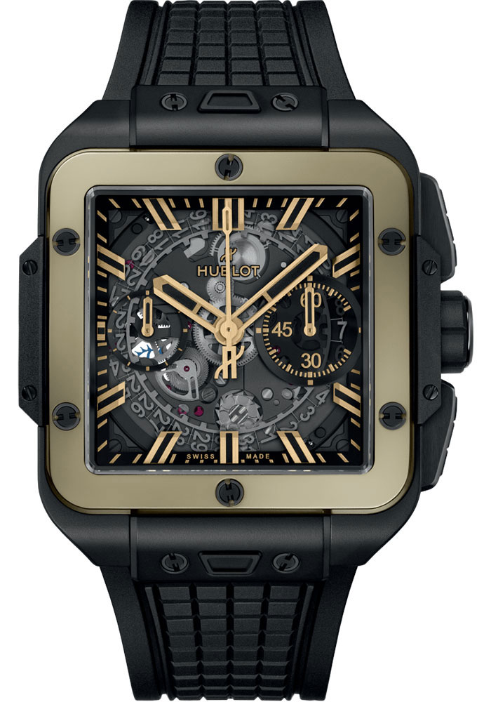 Hublot Watches - Square Bang Unico Ceramic - Style No: 821.CM.0130.RX