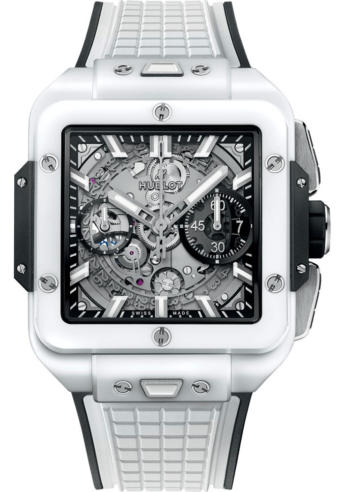 Hublot Watches - Square Bang Unico Ceramic - Style No: 821.HX.0170.RX