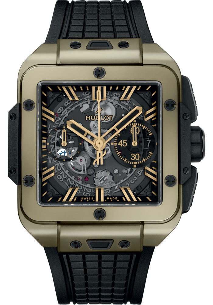 Hublot Watches - Square Bang Unico Magic Gold - Style No: 821.MX.0130.RX