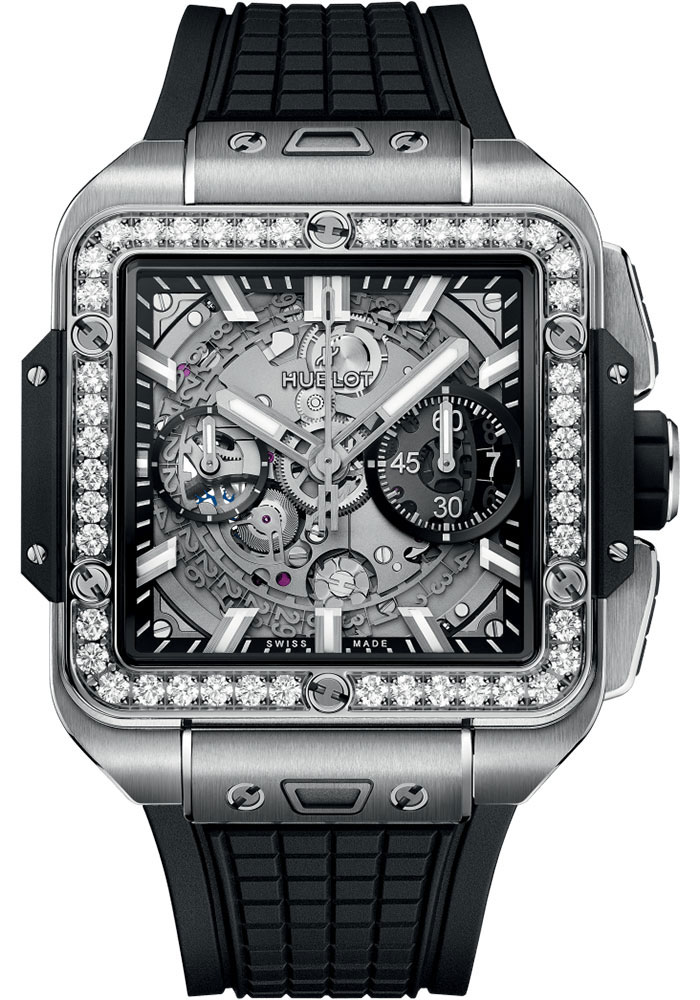 Hublot Watches - Square Bang Unico Titanium - Style No: 821.NX.0170.RX.1204