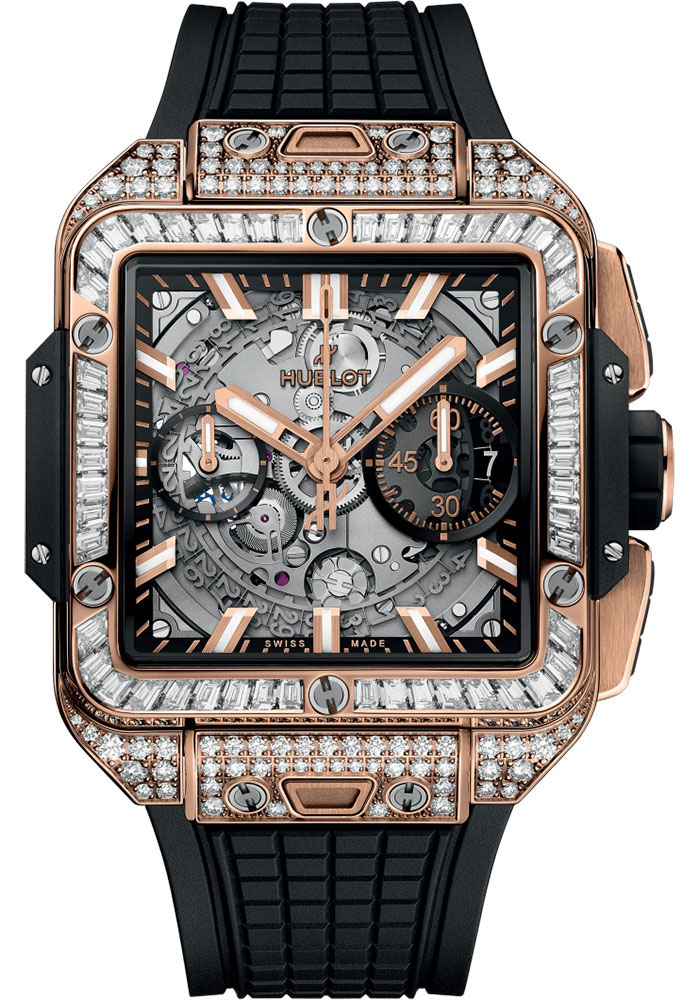 Hublot Watches - Square Bang Unico King Gold - Style No: 821.OX.0180.RX.0904