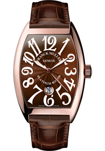 Franck Muller Watches - Cintre Curvex - Automatic - 43 mm Rose Gold - Strap - Style No: 9880 SC DT 5N Brown
