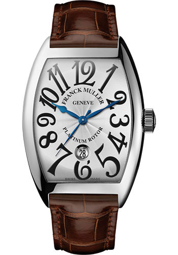 Franck Muller Watches - Cintre Curvex - Automatic - 43 mm Stainless Steel - Strap - Style No: 9880 SC DT AC White Brown