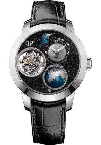 Girard-Perregaux Watches - Bridges Planetarium Tri-Axial Tourbillon - Style No: 99290-53-653-BA6A