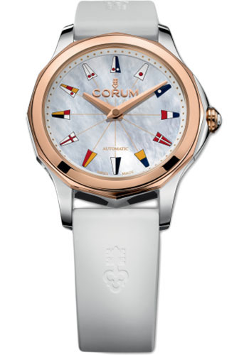 Corum Watches - Admiral Legend 32 mm - Steel and Rose Gold - Style No: A400/02974 - 400.100.24/0379 PN13