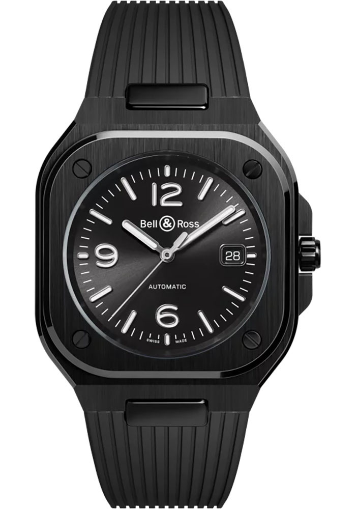 Bell & Ross Watches - BR 05 Black Ceramic - Style No: BR05A-BL-CE/SRB