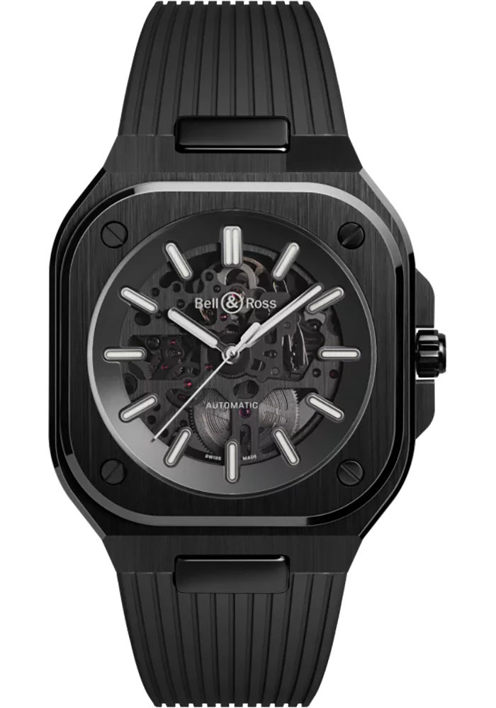 Bell & Ross Watches - BR 05 Skeleton Ceramic - Style No: BR05A-BL-SK-CE/SRB