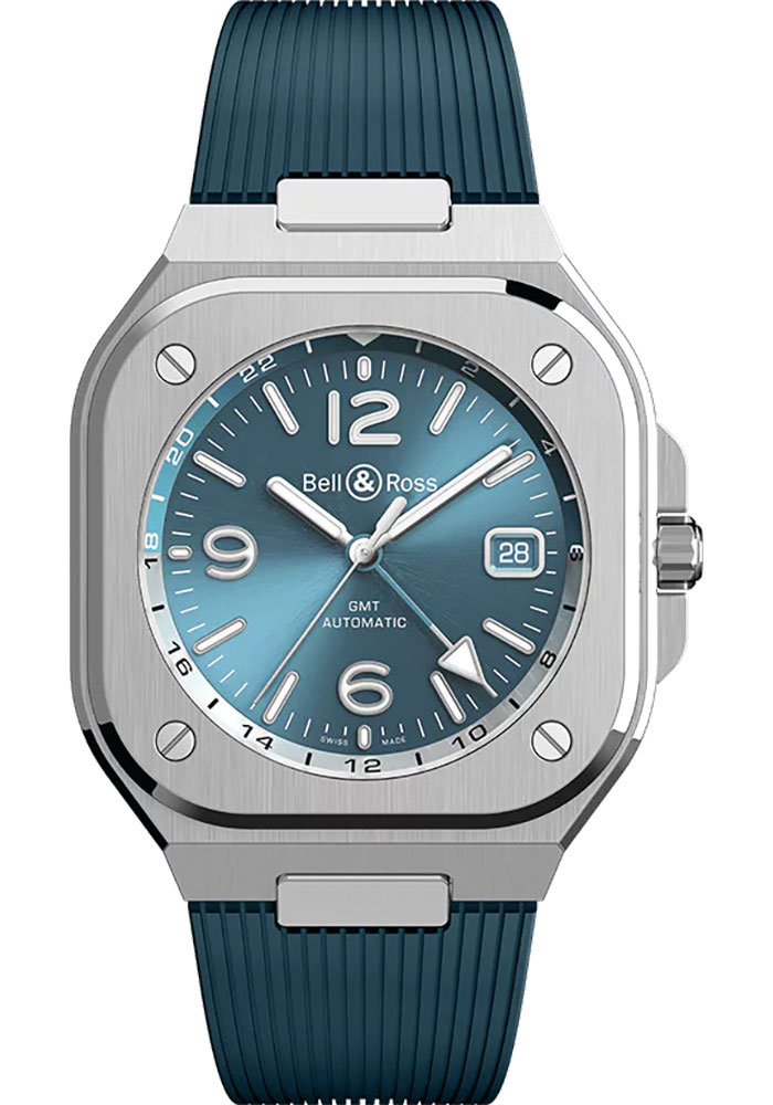 Bell & Ross Watches - BR 05 GMT - Style No: BR05G-PB-ST/SRB