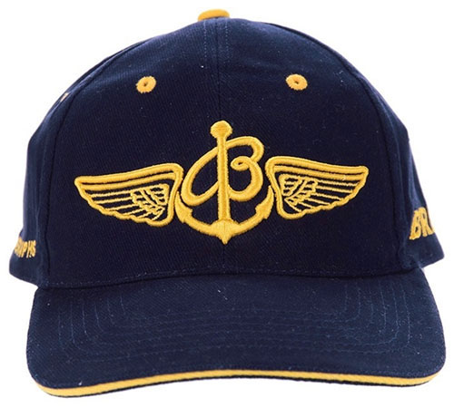 Breitling Watches - Baseball Cap - Style No: BreitlingHatBlueYellow-YellowTrim